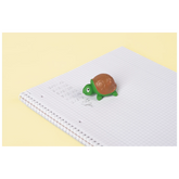 Radiergummi „Turtle Chilli“ 3D | grün/braun